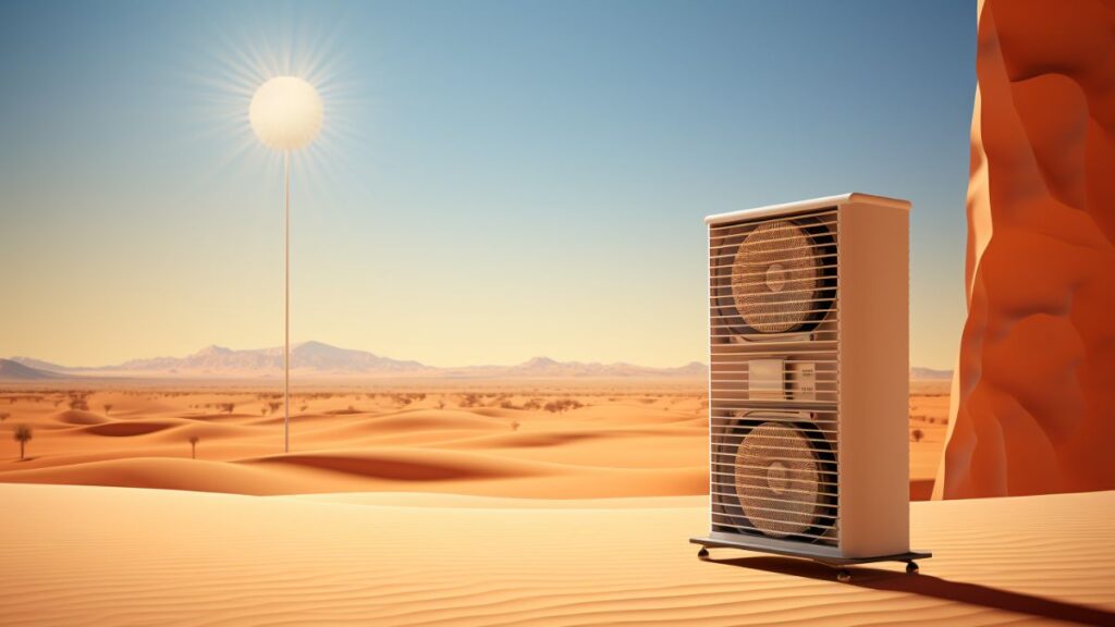 portable solar-powered air conditioner