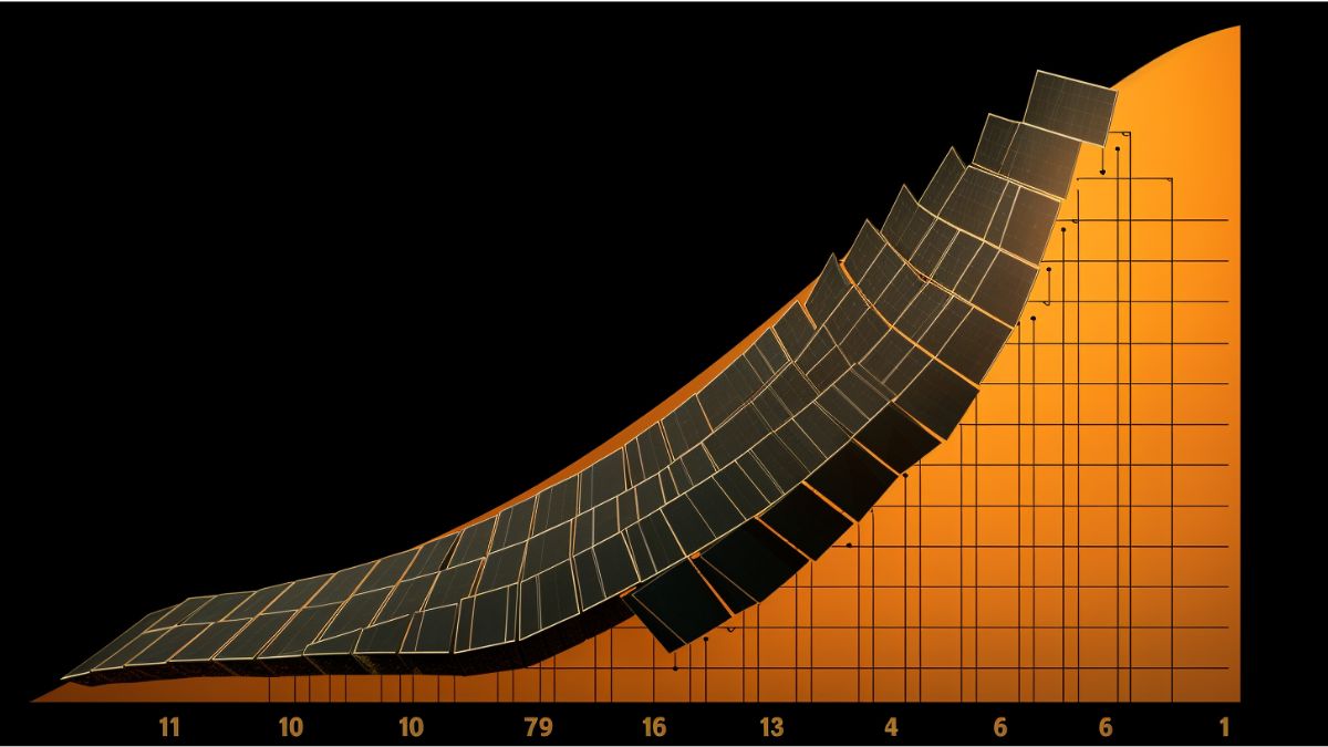 solar panel degradation curve graph