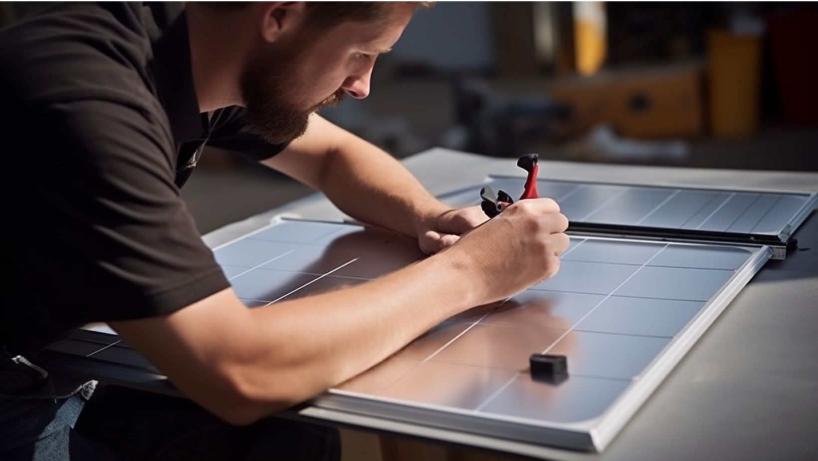 how to make a solar panel using aluminum foil