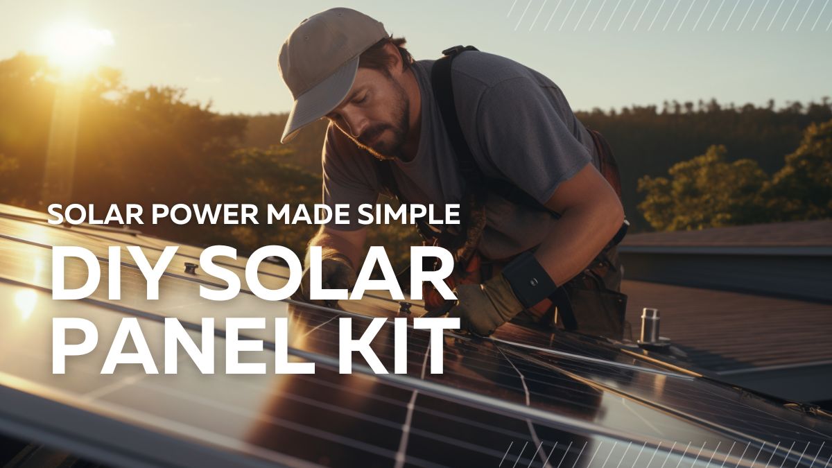 DIY solar panel kit for home