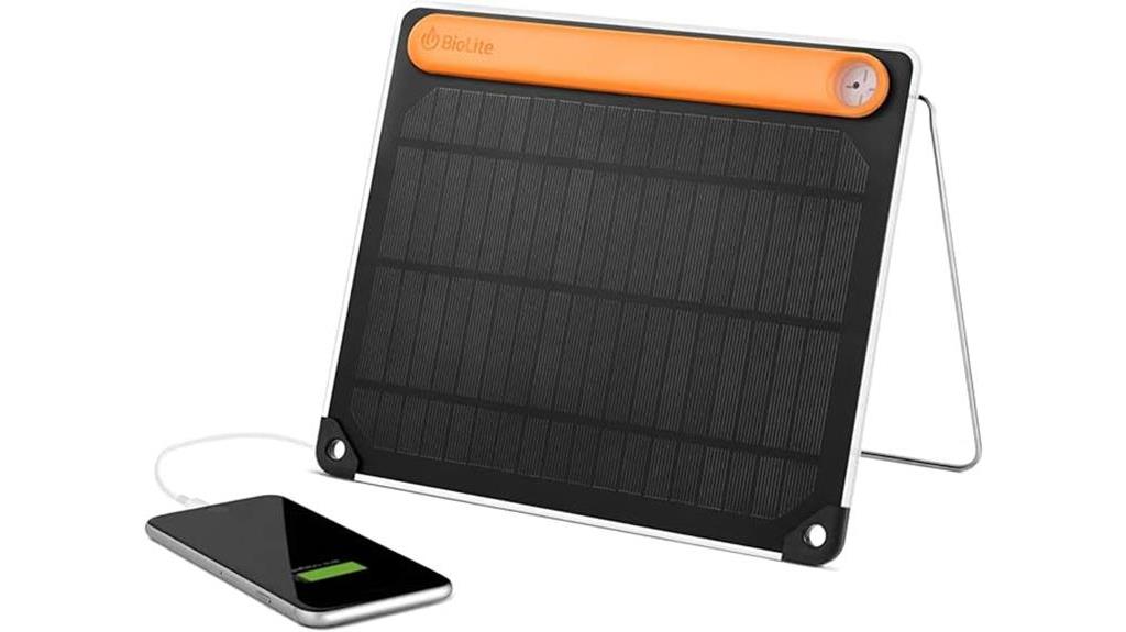biolite solarpanel 5 ultra slim solar panel best solar chargers for backpacking x-dragon