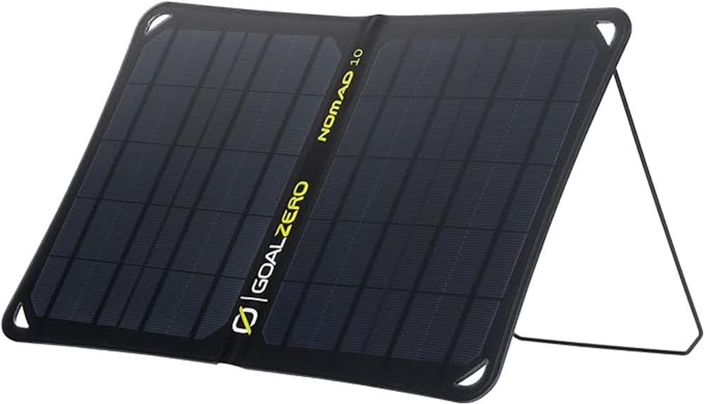 foldable 10 watt solar panel