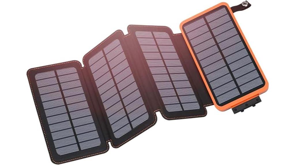 high capacity solar powered charger