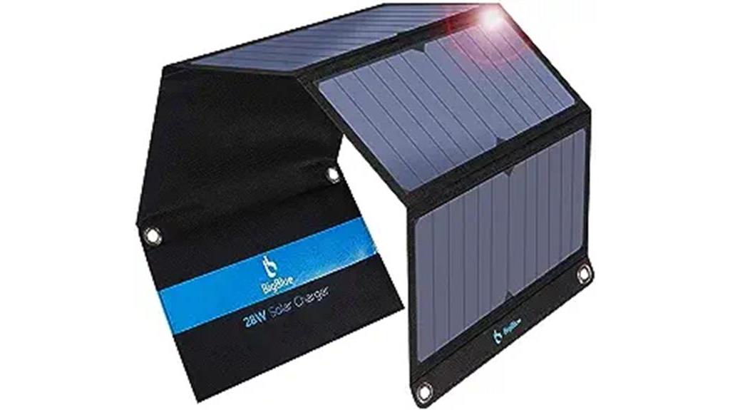 best solar chargers for backpacking big blue 3
