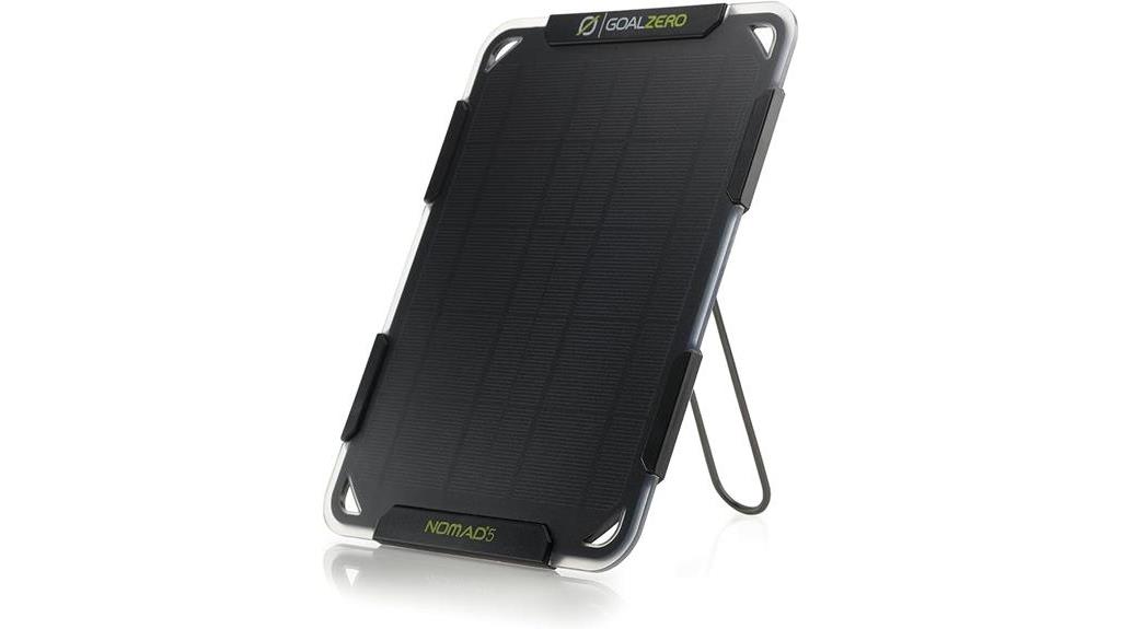 best solar chargers for backpacking goal zero nomad