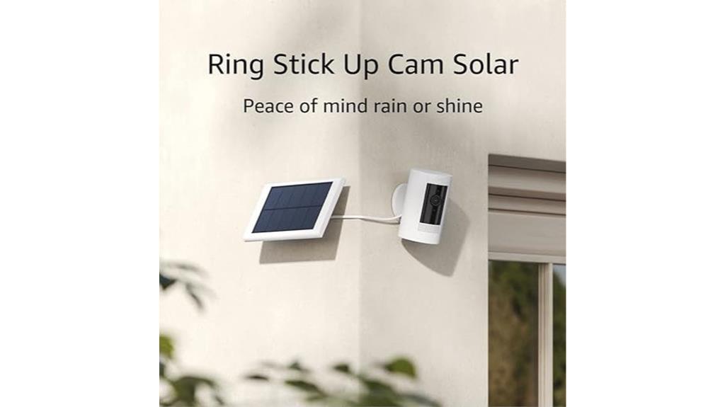 solar powered outdoor security camera