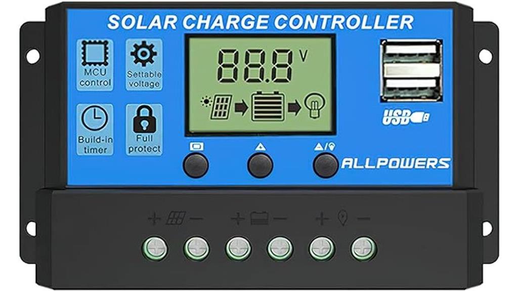 efficient solar charger controller