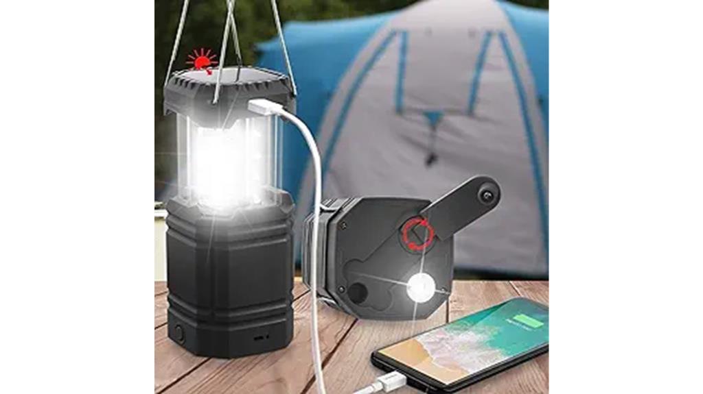 hand crank solar lantern