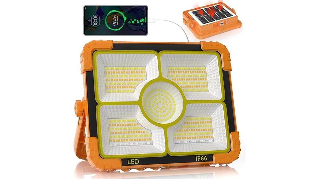 high powered solar work light