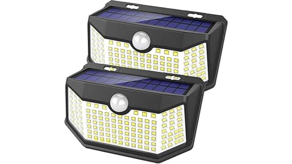 outdoor solar lights 2 pack