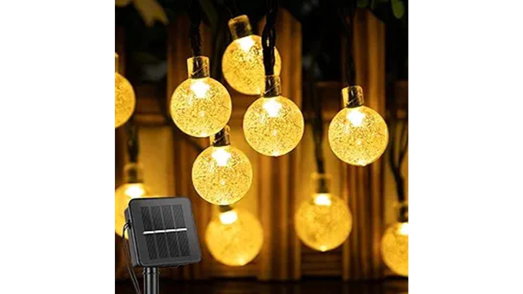 outdoor solar string lights