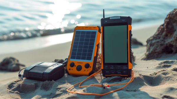 solar communication devices for emergencies