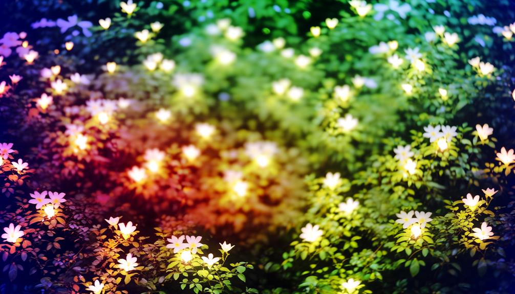 solar flower lights for gardens