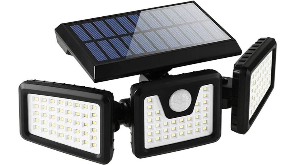 solar powered outdoor motion lights