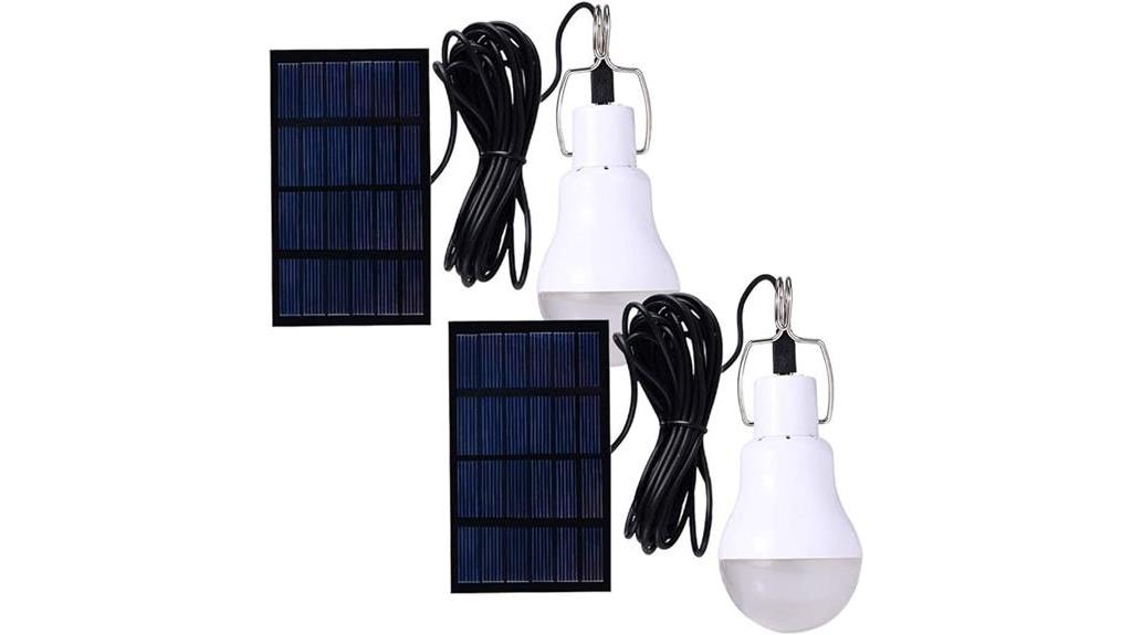 solar powered portable led lights