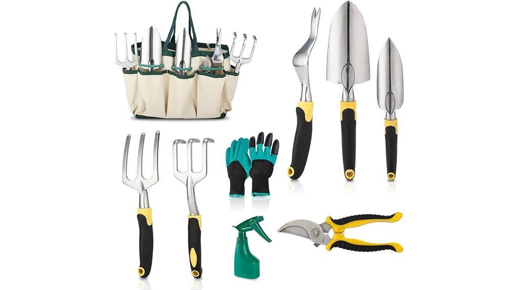 9 piece garden tool set