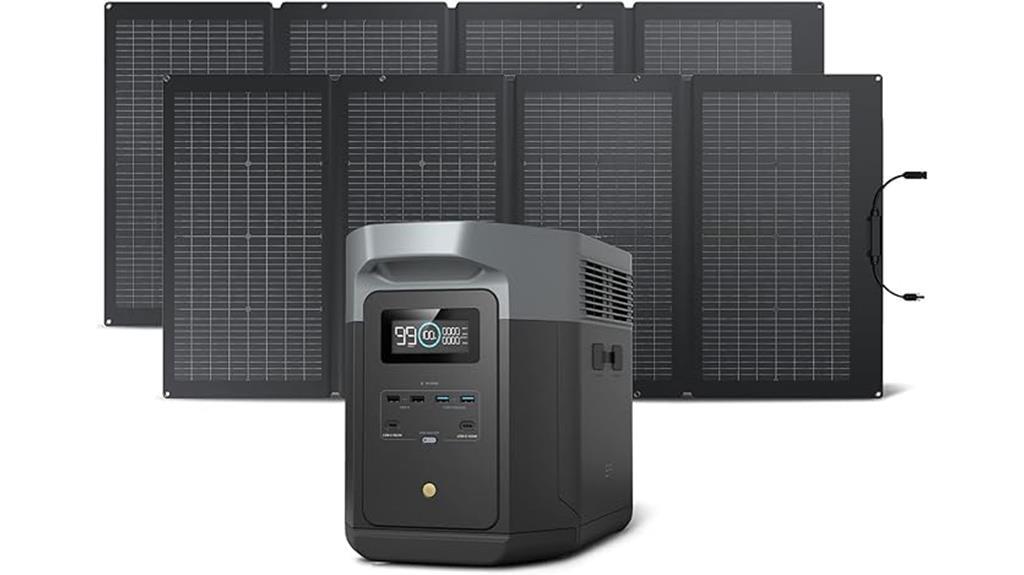 high capacity solar generator
