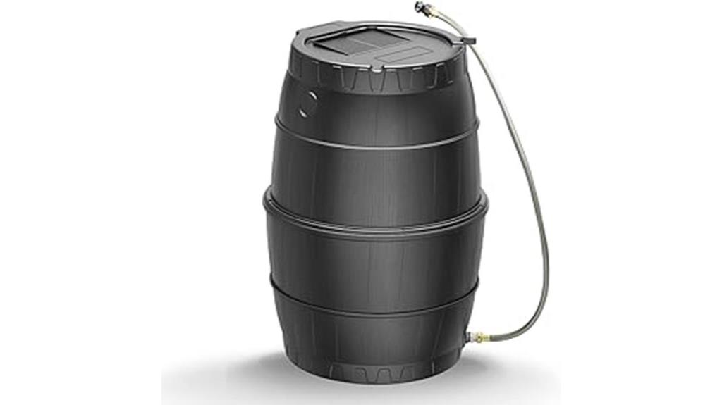 durable 45 gallon rain barrel