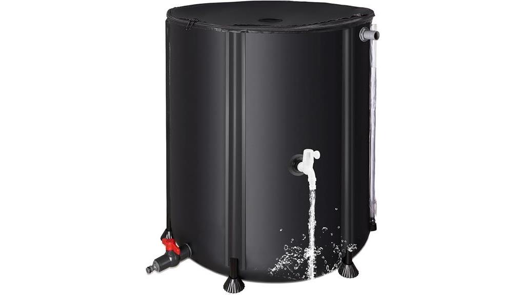 portable rain barrel system