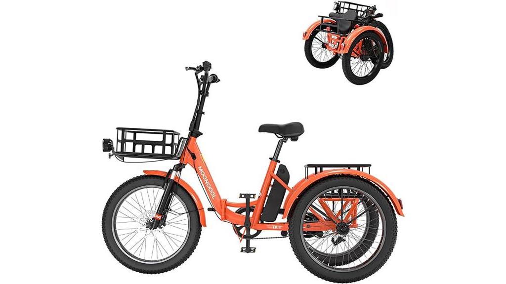 adult folding electric tricycle
