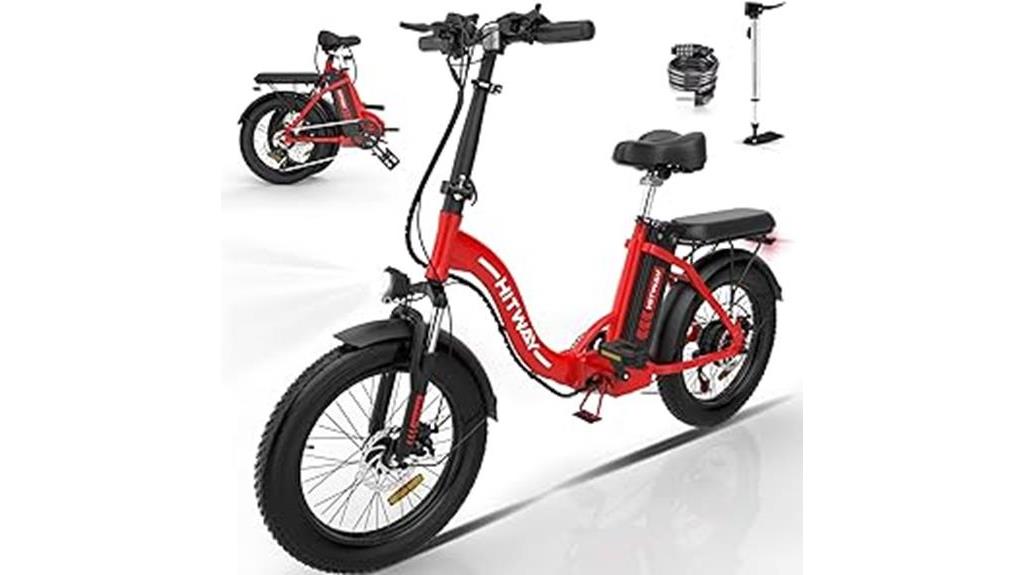 high powered e-cycle foldable electric bicycle