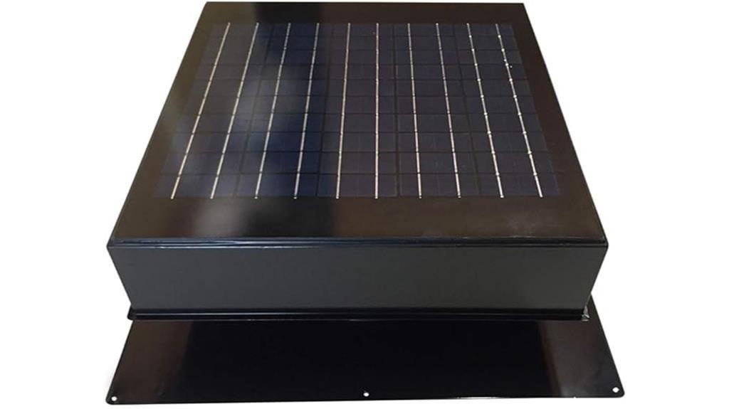 solar powered attic ventilation solution