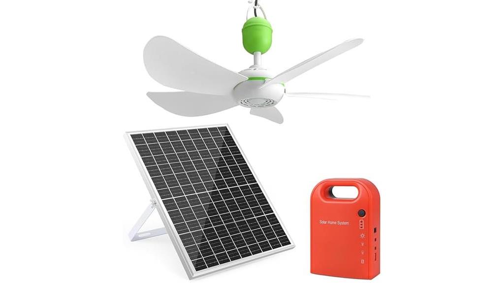 solar powered ceiling fan kit