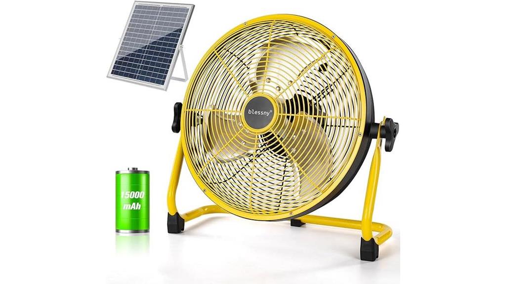 versatile fan with solar power