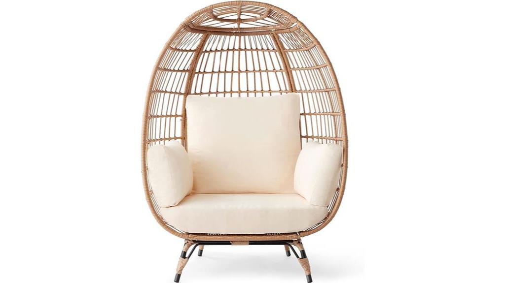 wicker egg chair review