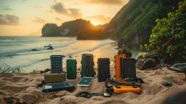 portable solar powered charger