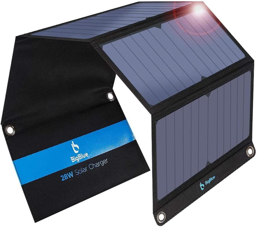 BigBlue solar powered battery charger