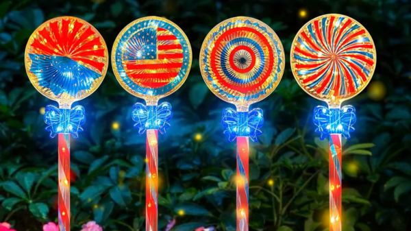 Shine Bright this Independence Day with Decorative Solar Patriotic Lights