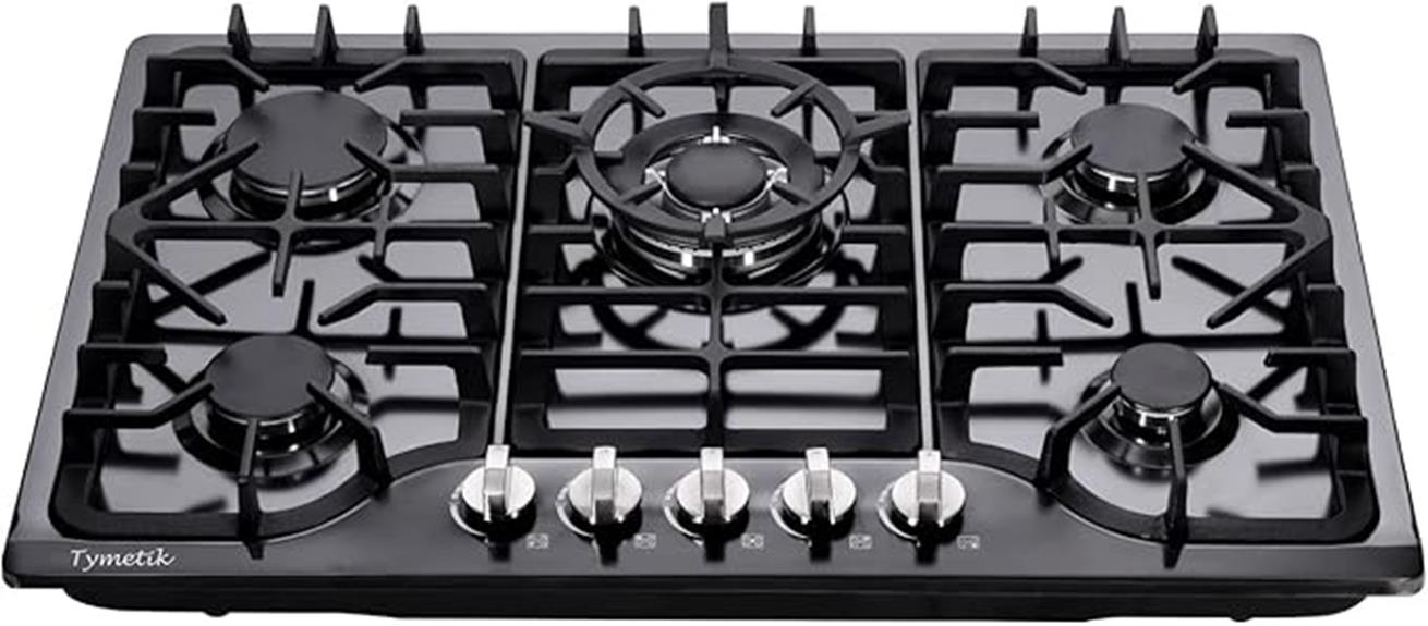 30 gas cooktop 5 burners