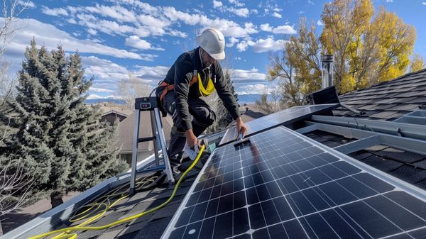 DIY solar panels installation