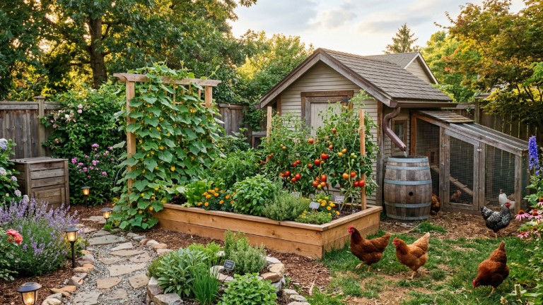 7 DIY Projects to Turn Your Backyard Into a Self-Sustaining Sanctuary
